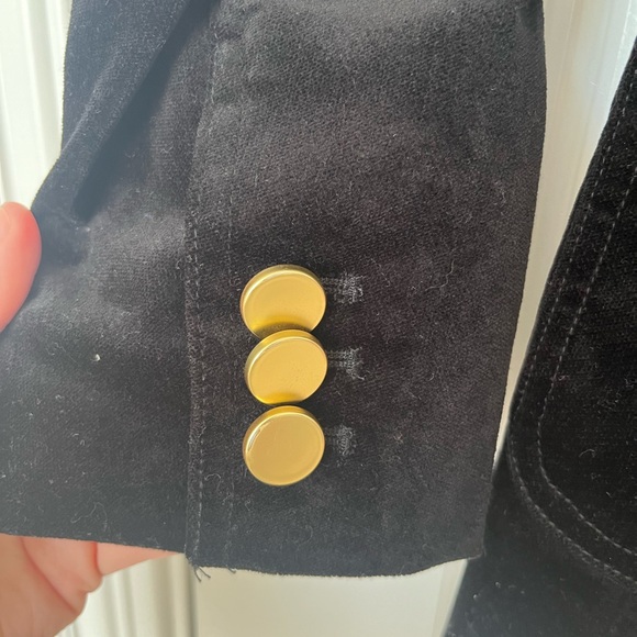 Free Assembly Black Velvet Blazer size S - Picture 4 of 5